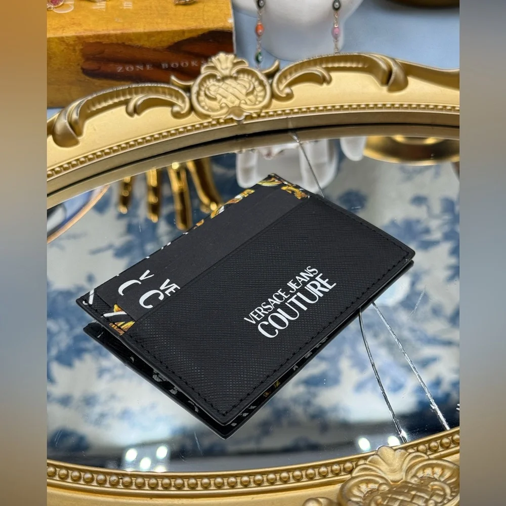 🆕 VERSACE JEANS COUTURE 🧿 NWOT Garland Credit Card Holder